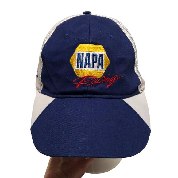 NAPA RACING NASCAR HAT TRUCKER CAP BLUE WHITE CHASE ELLIOTT HENDRICKS MOTORSPORT - Picture 1 of 5